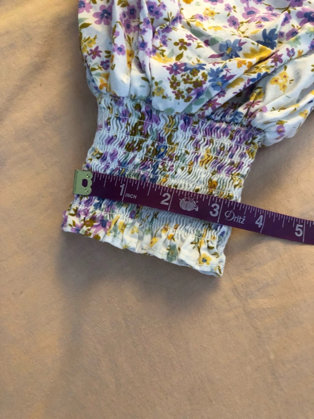 1.STATE Square Neck Puff Sleeve Smocked Dress - Picture 9 of 10